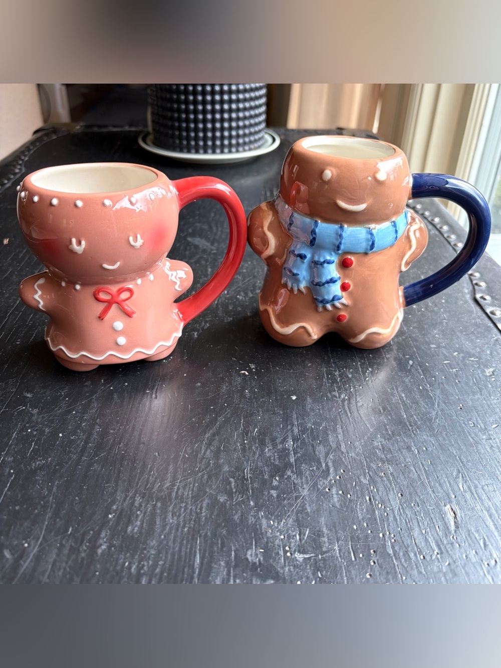 Gingerbread Man and Girl ceramic mug cup target set of 2
